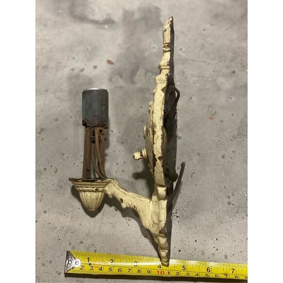 Antique Neoclasdical Style Wall Sconce for Repair - Picture 6 of 7